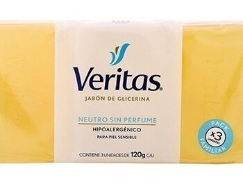 Jabón De Glicerina Veritas Naranja Y Limón Energizante 120g