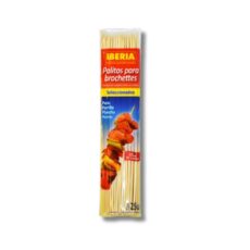 PALILLOS PARA BROCHETTES x25u IBERIA-