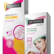 CREMA DEPILATORIA PARA EL ROSTRO (A+B) SENSITIVE x45gr DEPIMIEL