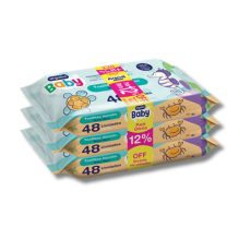 TOALLITA HUMEDA BABY PACK X3 x48u ALGABO