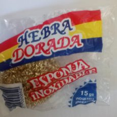ESPONJA DORADA SUPER 30 GR HEBRA DORADA-
