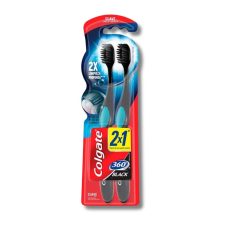 CEPILLO DENTAL BLACK 360 2x1 COLGATE
