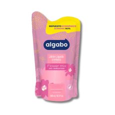 JABON LIQUIDO CREMOSO DOY PACK FLOWER MIX x300ml ALGABO
