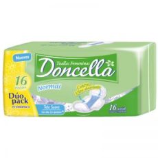 TOALLITA NORMAL C/ALAS CON DEO x16 (VERDE)