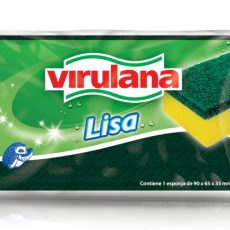 ESPONJA LISA PINTADA C/ BORDE VIRULANA