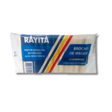 BROCHE MADERA RAYITA-
