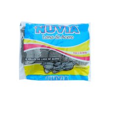 ROLLO LANA ACERO x10 NUVIA-