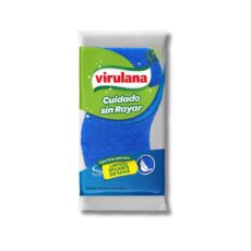 ESPONJA CUIDADO AZUL sin rayar VIRULANA