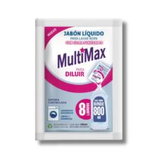 JABON LIQUIDO PARA ROPA CON SUAVIZANTE RINDE 800ml MULTIMAX-