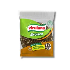 ESPONJA INOXIDABLE  DORADA C/CAJA EXHIBIDORA VIRULANA